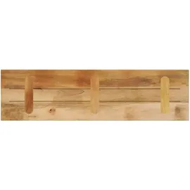 vidaXL Tischplatte 100x30x2,5 cm Rechteckig Raues Massivholz Mango