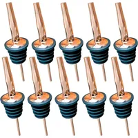 layba Ausgießer für Flaschen, aus Edelstahl in Kupfer, - 10er Set.