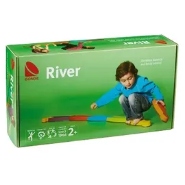 Gonge Balancierstrecke-Set ""Fluss"", Bunt