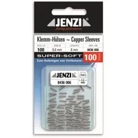 Jenzi Vorfachschnur Jenzi Quetsch- bzw. Klemmhülsen ca 100 Stück schwarz