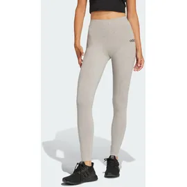 adidas Essentials Linear Cotton Leggings Medium Grey Heather / Black 2XS