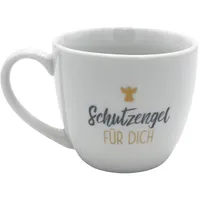 Dekohelden24 Maxi Kaffeetasse 0,4 l Weiß 5 St.