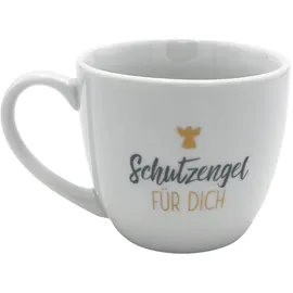 Dekohelden24 Maxi Kaffeetasse 0,4 l Weiß 5 St.