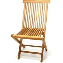 VCM Gartenstuhl 46 x 62 x 89 cm teakteak