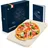 Blumtal Pizzastein 38 x 30 cm Cordierit braun