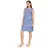 Betty Barclay Sommerkleid Blau/Weiß 38