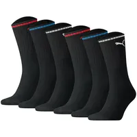 Puma Sport Crew Socken 6er Pack Schwarz 47-49