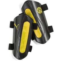 Puma Borussia Dortmund ESS Ultra Light Strap Schienbeinschoner, schwarz - L