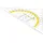 TSI Geodreieck mit Griff 16 cm transparent