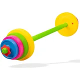 Matchu Sports Kinder Hantel - Blau, Gelb, Grün, Rosa - 81 cm - 0,64 KG - Kunststoff