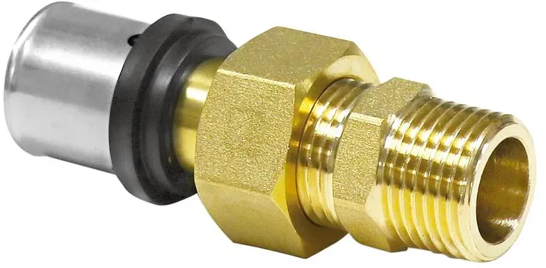 Pressfitting Übergangsverschraubung mit AG (Ausführung: 32 - 1''AG)