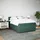 vidaXL Boxspringbett 140 x 200 cm Dunkelgrün