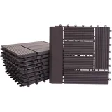 MCW WPC Bodenfliese Sarthe anthrazit 30 x 30 cm 11 St.