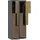 Jan Nowak Z02 Spind Umkleideschrank 185 x 80 x 45 cm Anthrazit/Nussbaum