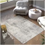 Tectake tectake® Waschbarer Teppich - Flauschiger Kurzflor für Wohnzimmer, Schlafzimmer, Kinderzimmer - Vintage Optik Shabby-Chic - Als Küchenteppich, Läufer - 160 x 230 cm