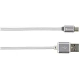 SKROSS USB-A auf Micro-B 1 m Silber