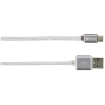 SKROSS USB-A auf Micro-B 1 m Silber