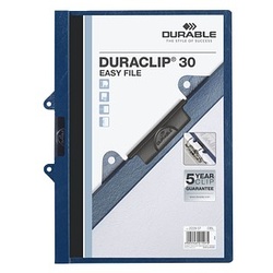 25 DURABLE Klemmhefter 30 EASY FILE  dunkelblau