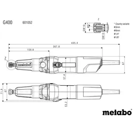 Metabo G 400 Geradschleifer
