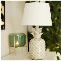 Konsimo Aredi Ananas Tischlampe, Weiß - Konsimo,