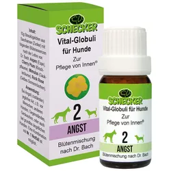 Schecker Vital Globuli -- Angst für Hunde Blütenessenzen nach der Lehre von Dr. Bach 1 St