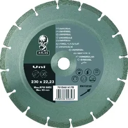 Diamantblatt Uni für Winkelschleifer, 230mm