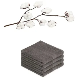 EXKLUSIV HEIMTEXTIL Handtuch 50 x 100 cm rot