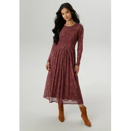Aniston SELECTED Midikleid Braun Floral 44