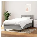 Lattenrost für Bett und Matratze, 90 x 190 cm, Hellgrau