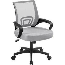 Yaheetech Drehstuhl Mesh Grau