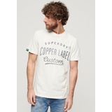 Superdry T-Shirt »COPPER LABEL WORKWEAR TEE«, Gr. M, cream slub, , 63357937-M