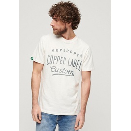 Superdry T-Shirt »COPPER LABEL WORKWEAR TEE«, Gr. M, cream slub, , 63357937-M