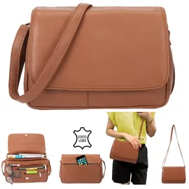 Alessandro Salvatore Florenz 12975 Schultertasche Leder Brown