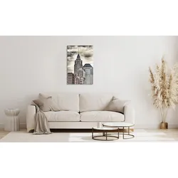 Acrylglasbild QUEENCE "Eldoro", beige (farbe bild(er): beige), B:120cm H:80cm, Bilder, Fine Art-Print in Galeriequalität