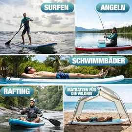 CITYSPORTS Stand Up Paddle Set 320 x 80 x 15 cm blau