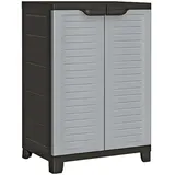 vidaXL Kunststoffschrank 65 x 45 x 97 cm Grau