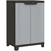 vidaXL Kunststoffschrank 65 x 45 x 97 cm Grau