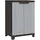 vidaXL Kunststoffschrank 65 x 45 x 97 cm Grau