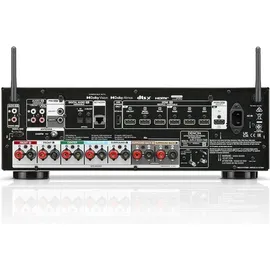 Denon AVR-X1800HDAB 7.2 AV Receiver Schwarz 8K Dolby Atmos, HEOS Built-in