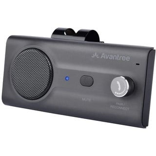 Avantree CK11 Kfz Bluetooth 5.0 Freisprecheinrichtung Freisprechanlage Car Kit für Sonnenblende, Lauter Lautsprecher, Siri Assistant Unterstützung, Lautstärkeregler, Auto Power On – Titan