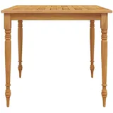 vidaXL Batavia-Tisch 85x85x75 cm Massivholz Teak