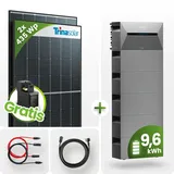 870Wp Balkonkraftwerk 9,6kWh Speicher Anker Solarbank 2 ‚Äì 2x435Wp Trina Black Fr...