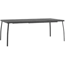 vidaXL Gartentisch 200 x 100 x 72 cm Anthrazit