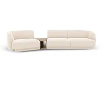 Micadoni Sofa Miley, modular 3-Sitzer beige