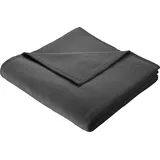 Wohndecke »Cotton Home«, im Uni Design, Kuscheldecke grau