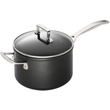 Le Creuset Aluminium-Antihaft Profitopf, Ø 16 cm, Für alle Herdarten inkl. Induktion geeignet, Anthrazit/Silber, 51108160010302