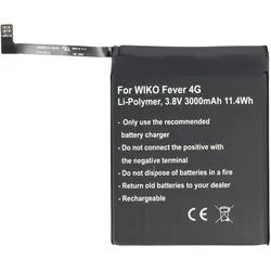 AccuCell Akku passend für den Wiko Fever, FEVER 4G Akku TLP15J15