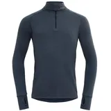 Devold Expedition Merino 235 Halbreißverschluss-langarm-t-shirt Night XL