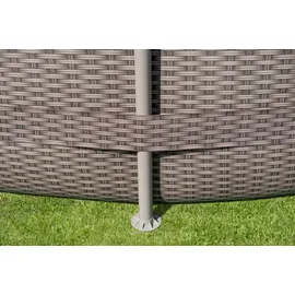 Summer Waves Active Frame Pool rund 457 x 106 cm braun