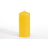 Stumpenkerze 6 x 13 cm goldgelb